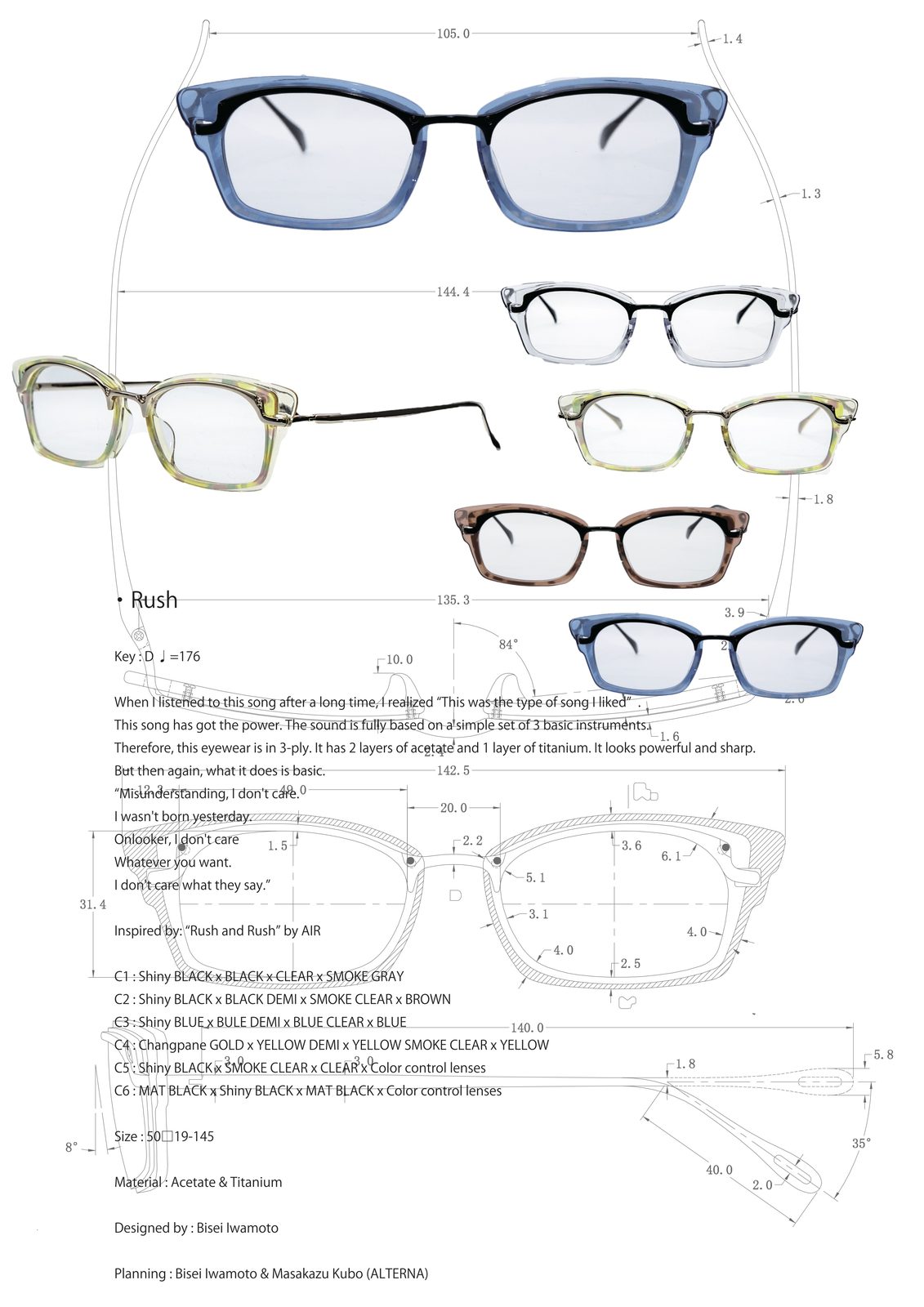 Domination of Reverberation, catalog page