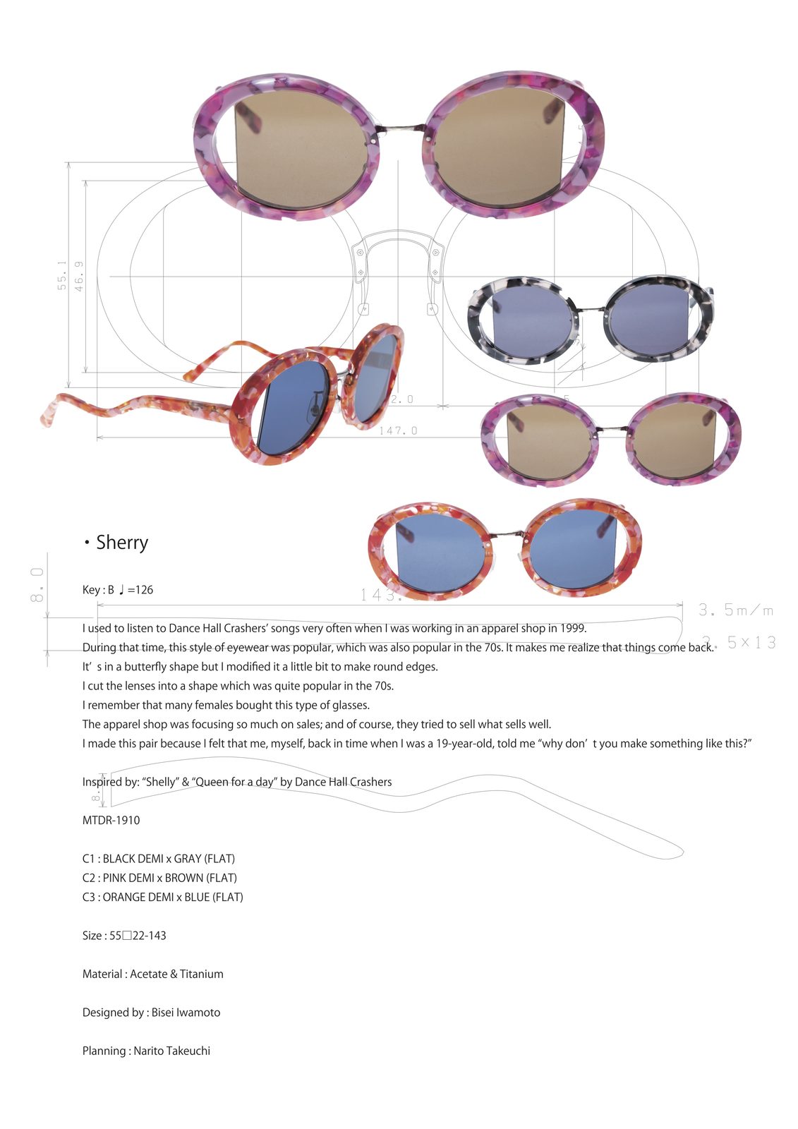 Domination of Reverberation, catalog page