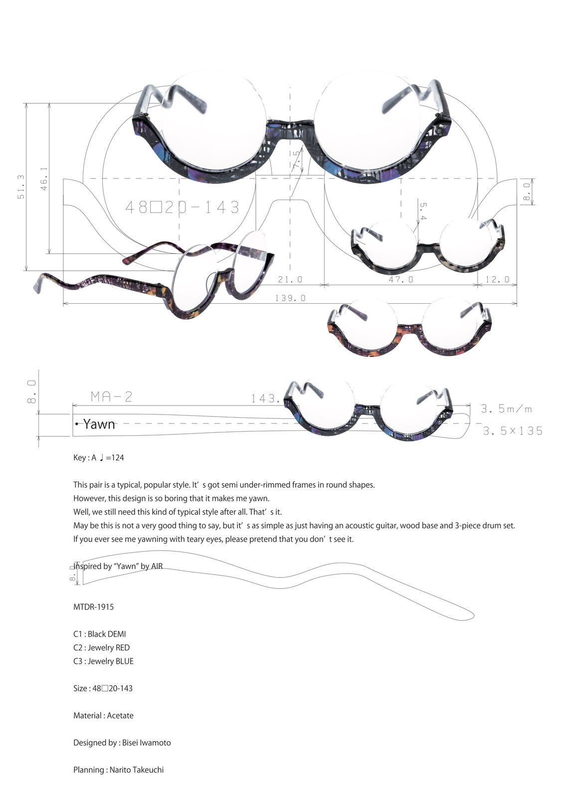 Domination of Reverberation, catalog page